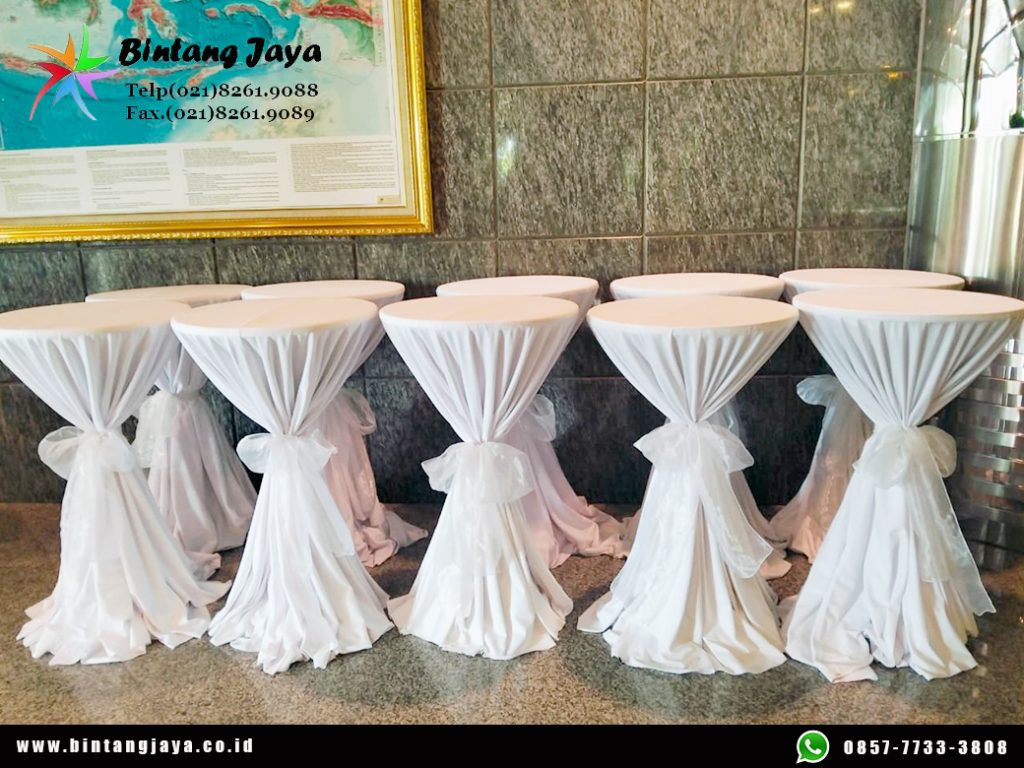 Sewa Meja Bar Taplak Tebar Jakarta 085777333808