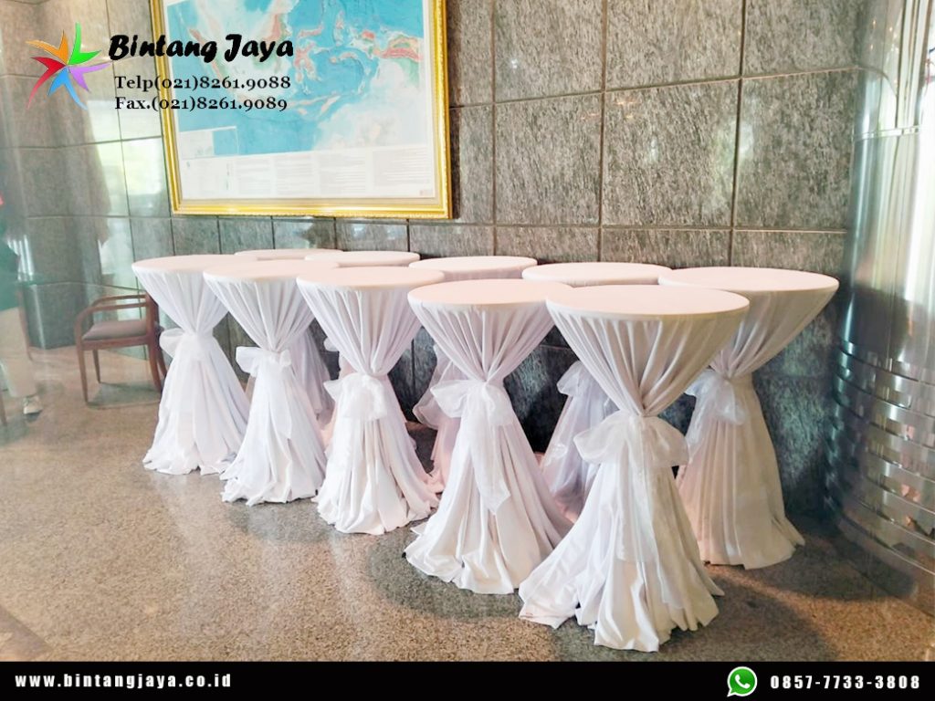 Sewa Meja Bar Taplak Tebar Jakarta 085777333808