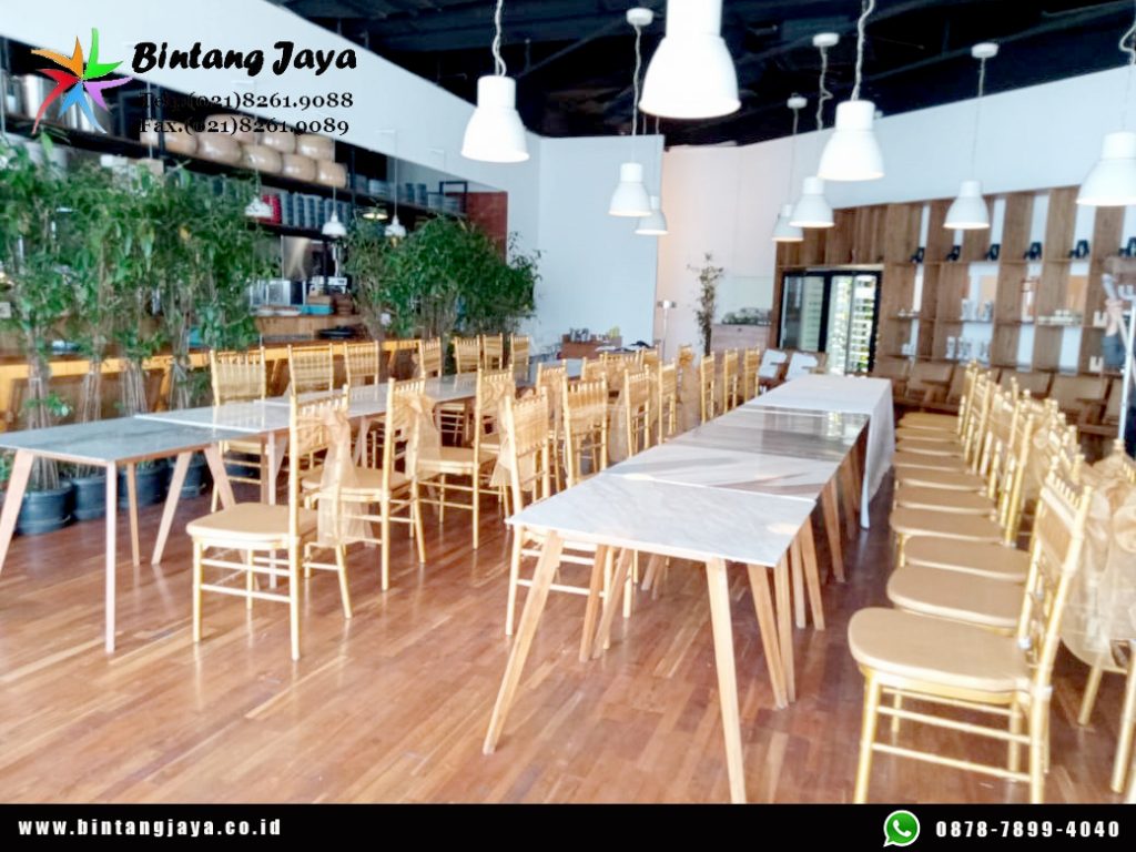 Sewa Kursi Tiffany Gold Mewah Jakarta Barat