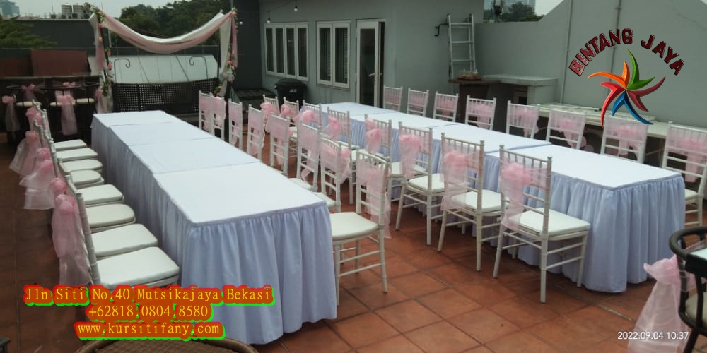 Sewa Kursi Tiffany VIP Murah Tersedia Di Cibinong Bogor