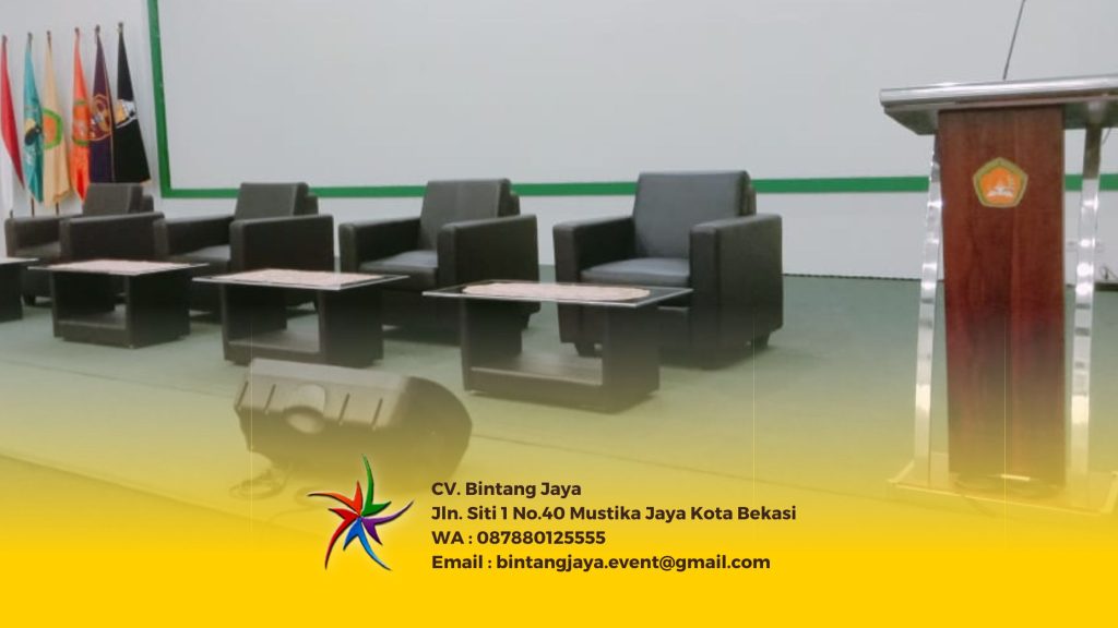 Sewa Sofa Single Putih Untuk Acara Kenegaraan JakartaTimur