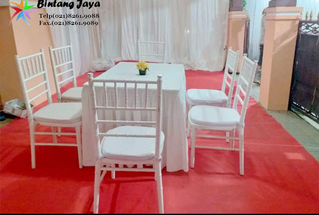 Sewa Kursi Tiffany Cikoko Pancoran Jakarta Selatan