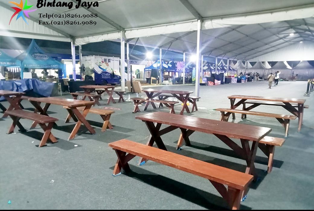 Gudang Sewa Meja Taman Siap Pasang Bongkar Jakarta