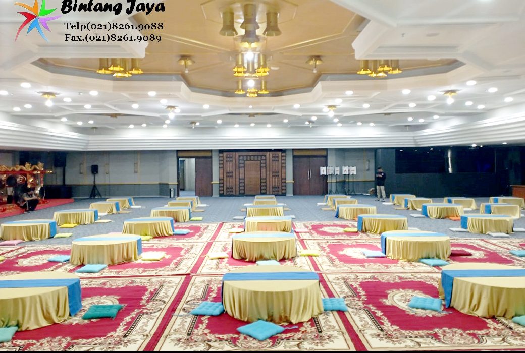 Sewa meja lesehan bulat exclusive ramadhan promo area Jakarta