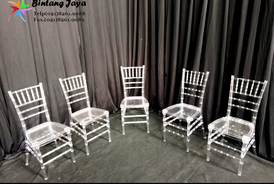 Spesialis Pusat Sewa Kursi Tiffany Acrylic Jakarta Bekasi