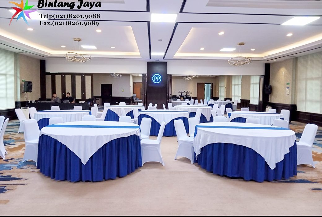Gudang Sewa Meja Bulat Cover Skerting Jakarta Timur