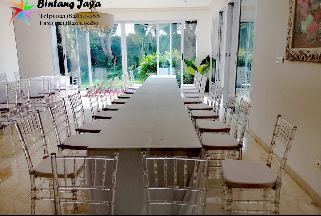 Sewa Kursi Tiffany Akrilik Melayani Area Jatiwaringin Pondok Gede Kota Bekasi