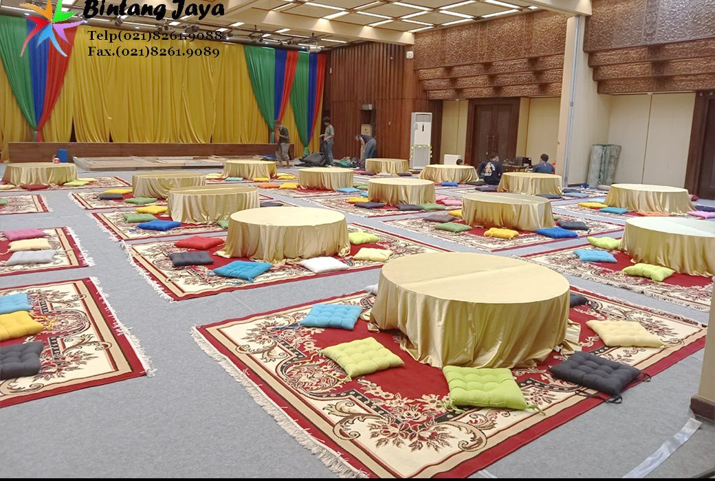 Sewa Meja Lesehan Event Lesehan Area Gambir Jakarta Pusat