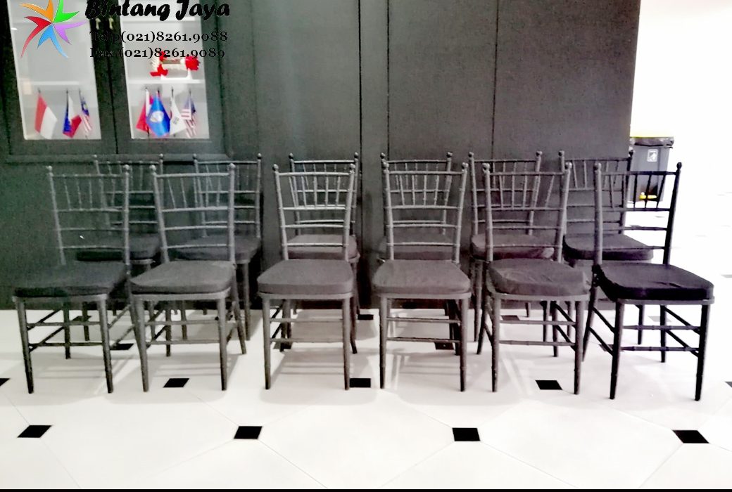 Sewa Kursi Tiffany Full Hitam Event Area Cipulir Kebayoran Lama Jakarta Selatan