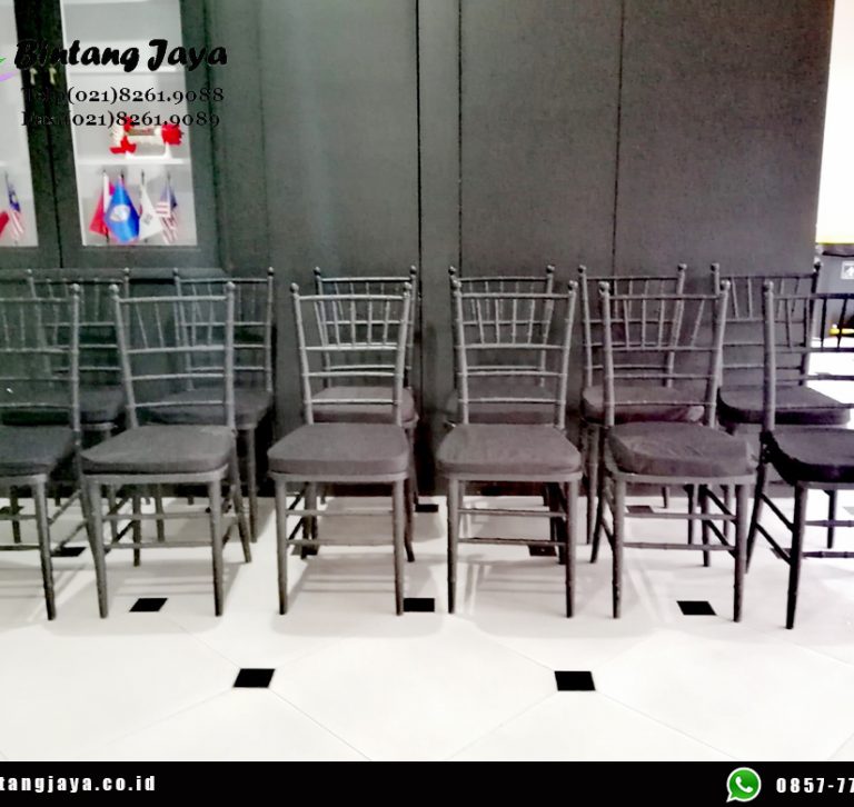 Sewa Kursi Tiffany Full Hitam Event Area Cipulir Kebayoran Lama Jakarta Selatan