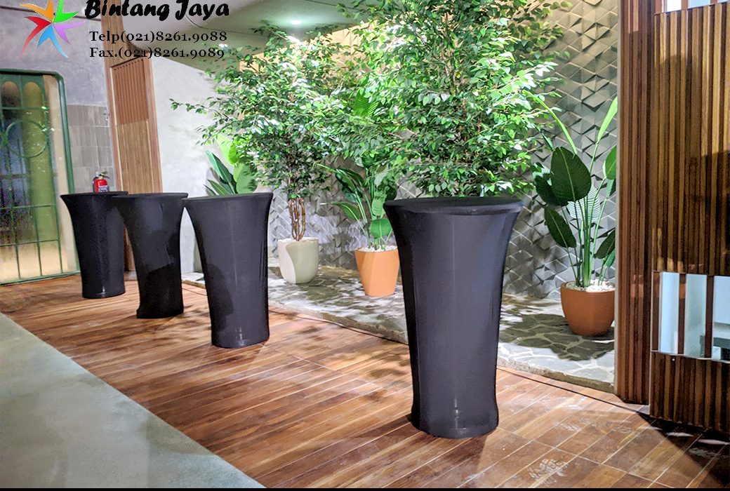 Pusat Sewa Meja Barstool Cover Ketat Meja Coffee Halal Bihalal Area Pancoran Jakarta Selatan