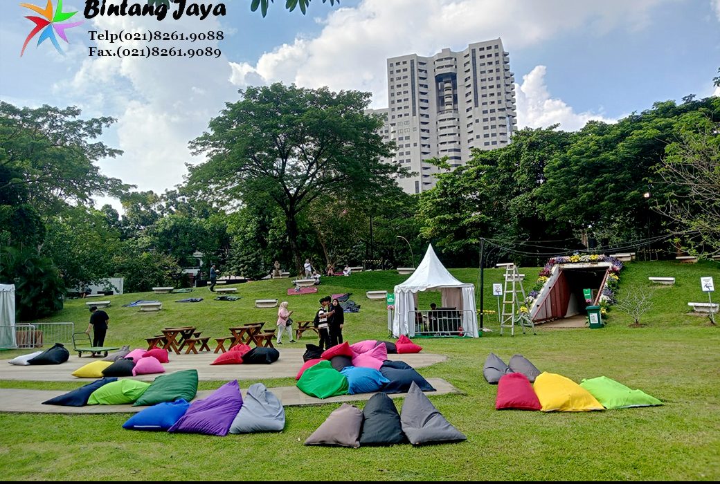 Penyewaan Kursi Beanbag Varian Warna Gudang Area Bekasi Utara
