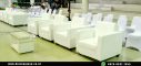Sewa Meja Vip Sofa Single Putih Bogor