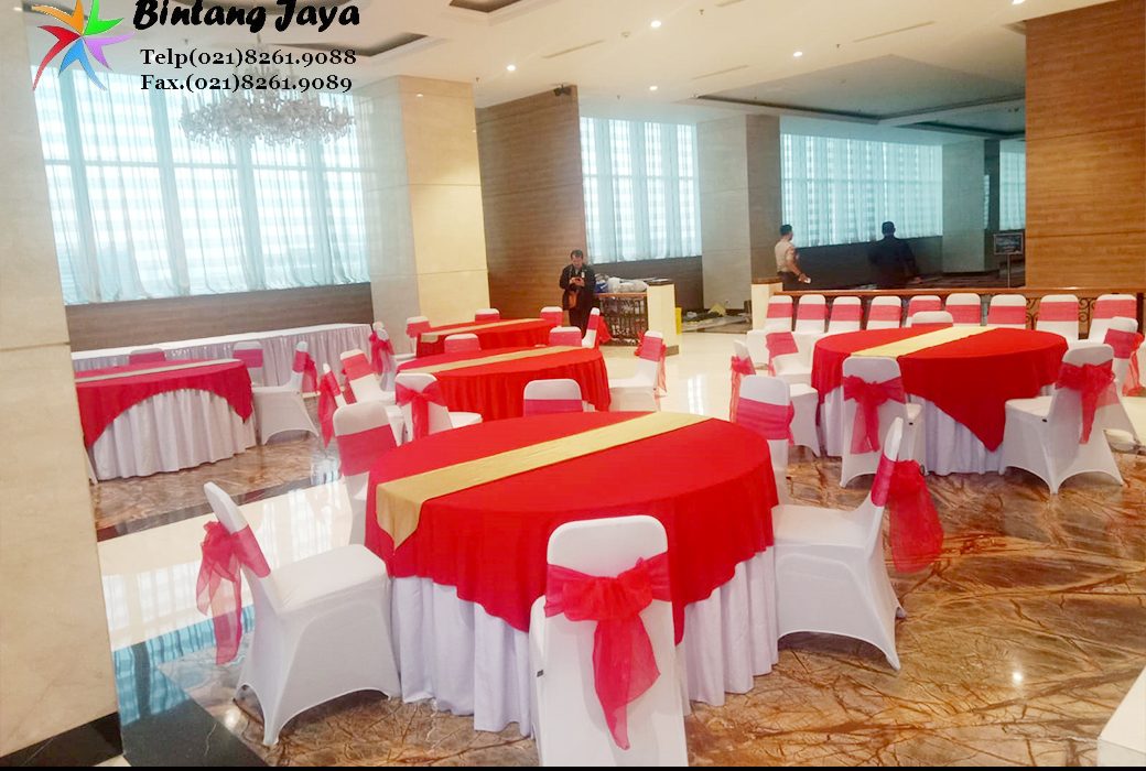 Sewa Meja Ukuran Medium Type Bulat Diameter 160cm Jakarta