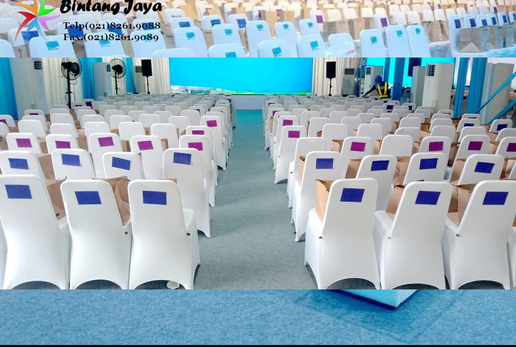 Sewa Kursi Futura Cover Ketat Event PT. Frisian Flag Cikarang