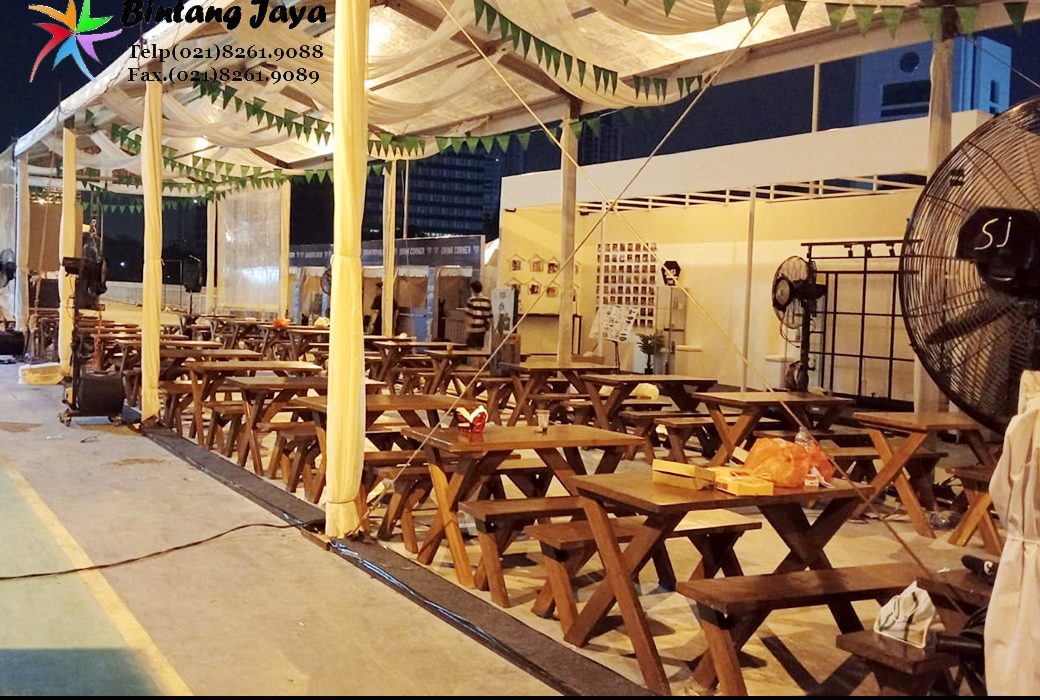 Sewa Bangku Dan Meja Taman Kaki Extra Event Outdoor Jakarta