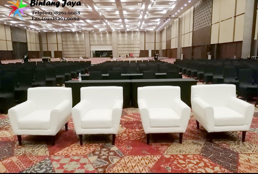 Sewa Kursi Sofa Single Type Minimalis Kotak Area Terdekat Bandung