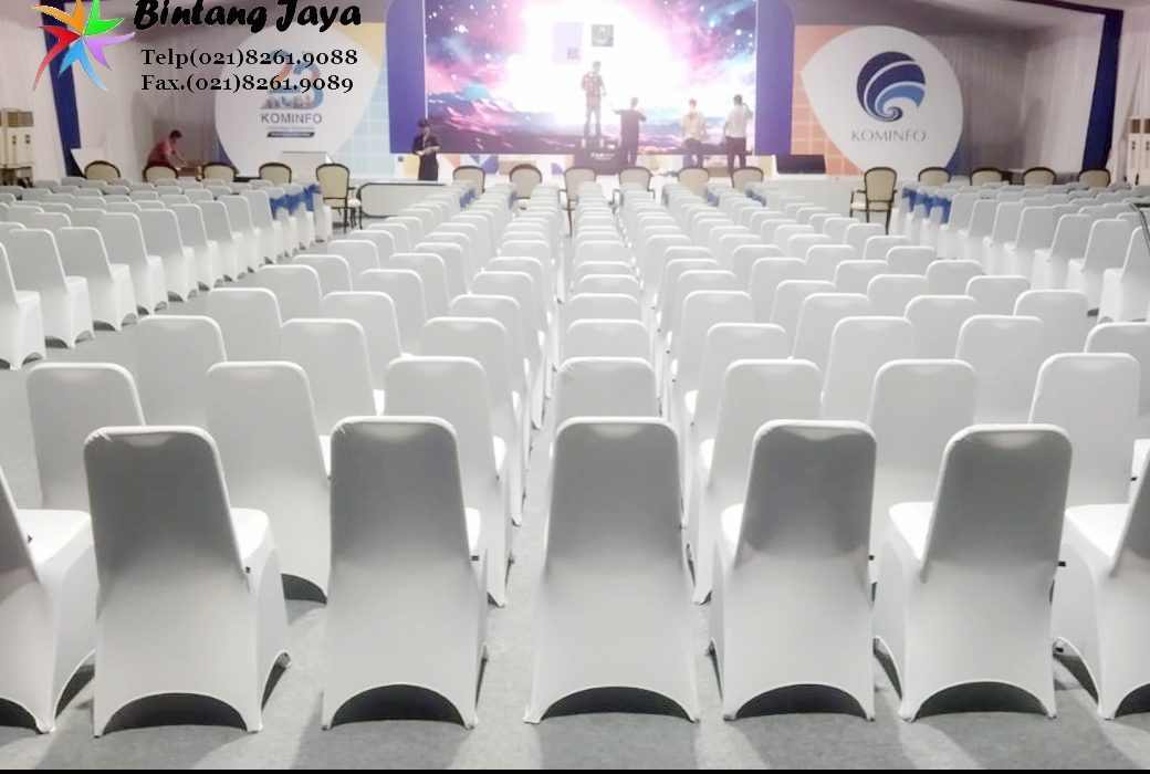 Sewa Kursi Type Susun Futura FTR-405 Cover Putih Area Jakarta