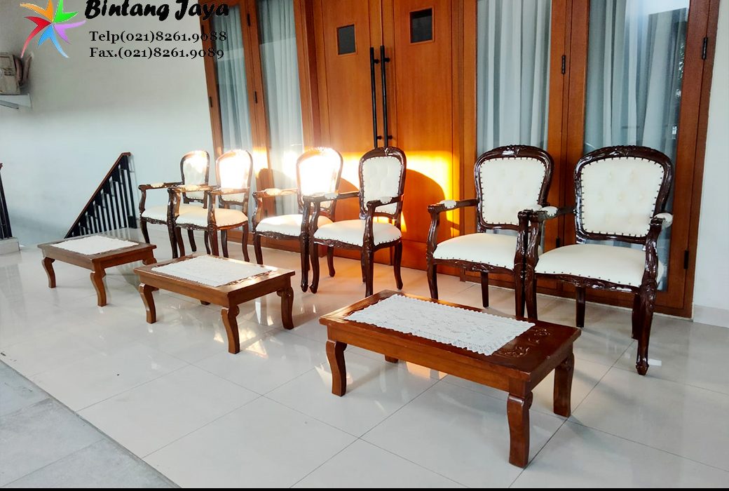 Sewa Kursi Kayu Type VIP Model Jokowi Area Terdekat Depok