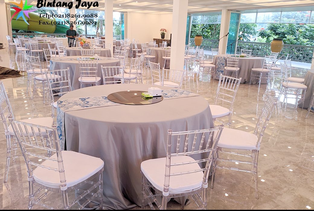 Pusat Rental Kursi Bening Acrylic Mewah di Jakarta