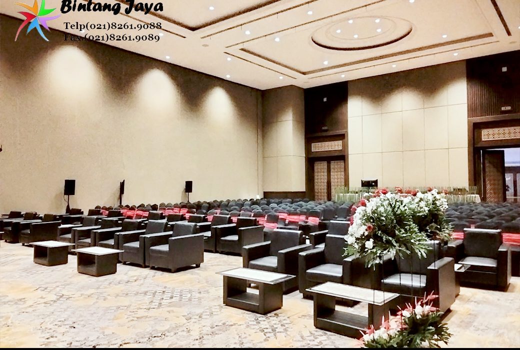 Pusat Sewa Sofa Hitam Kulit Sintetis Berkualitas di Jakarta