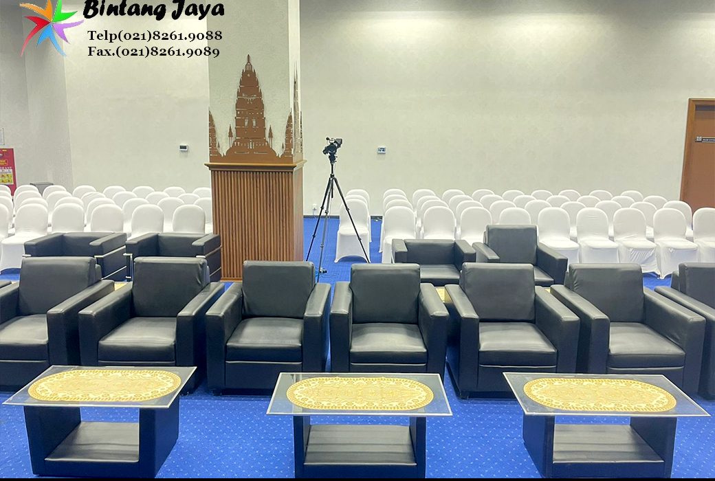 Sewa Sofa Hitam Single Event Toyota Sunter