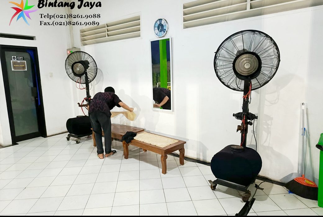 Pusat Sewa Misty Fan Blower Uap Air Hemat Daya di Jakarta