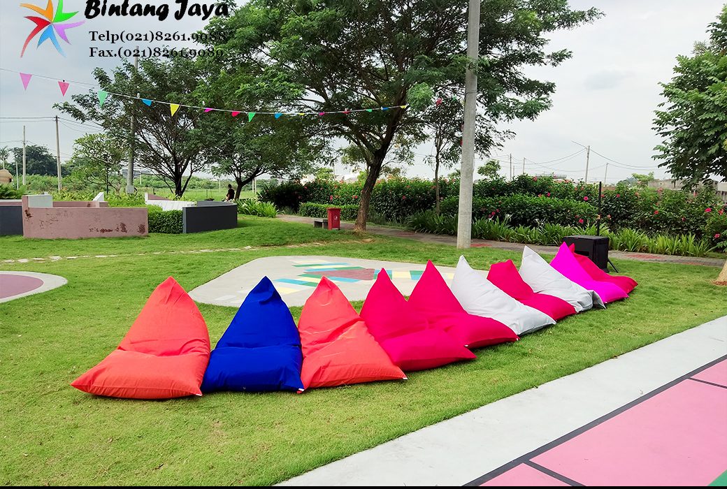 Sewa Sofa Beanbag Warna Bervariasi Event Outdoor Jabodetabek