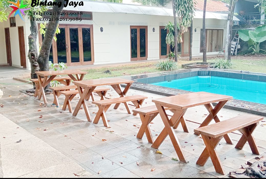 Jasa Sewa Bangku Taman Exstra Set Meja taman Extra Jakarta