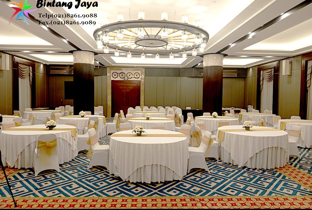Rental Round Table dan kursi Futura Cikini Jakarta