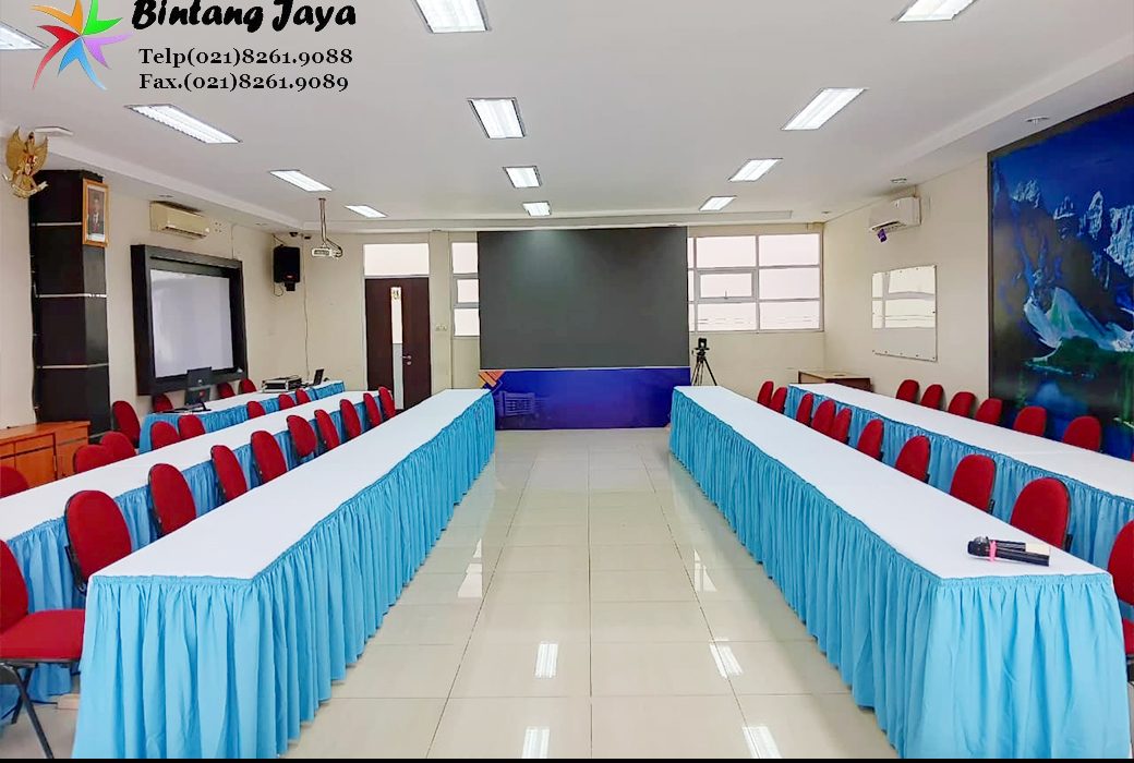 Rental Kursi Dan Meja Cover Biru Jakarta