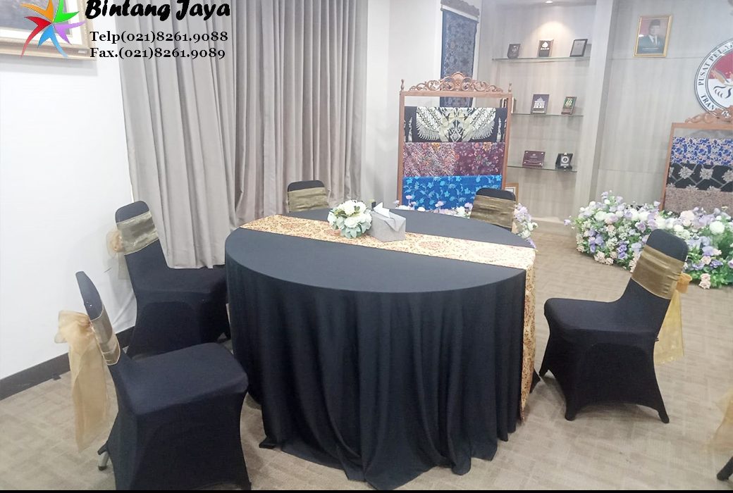 Jasa Sewa Meja Bundar Round Table Aneka Ukuran Diameter di Bogor