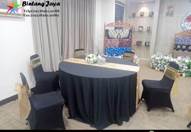 Jasa Sewa Meja Bundar Round Table Aneka Ukuran Diameter di Bogor