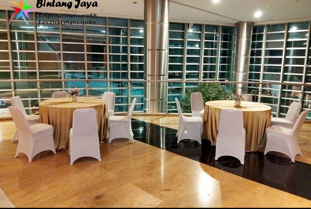 Sewa Kursi Futura Stainless Include Cover Stretch di Jakarta