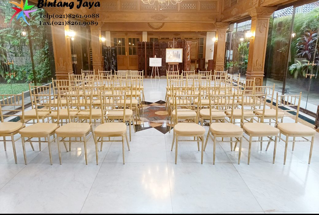 Sewa Kursi VIP Type Tiffany Gold Jakarta