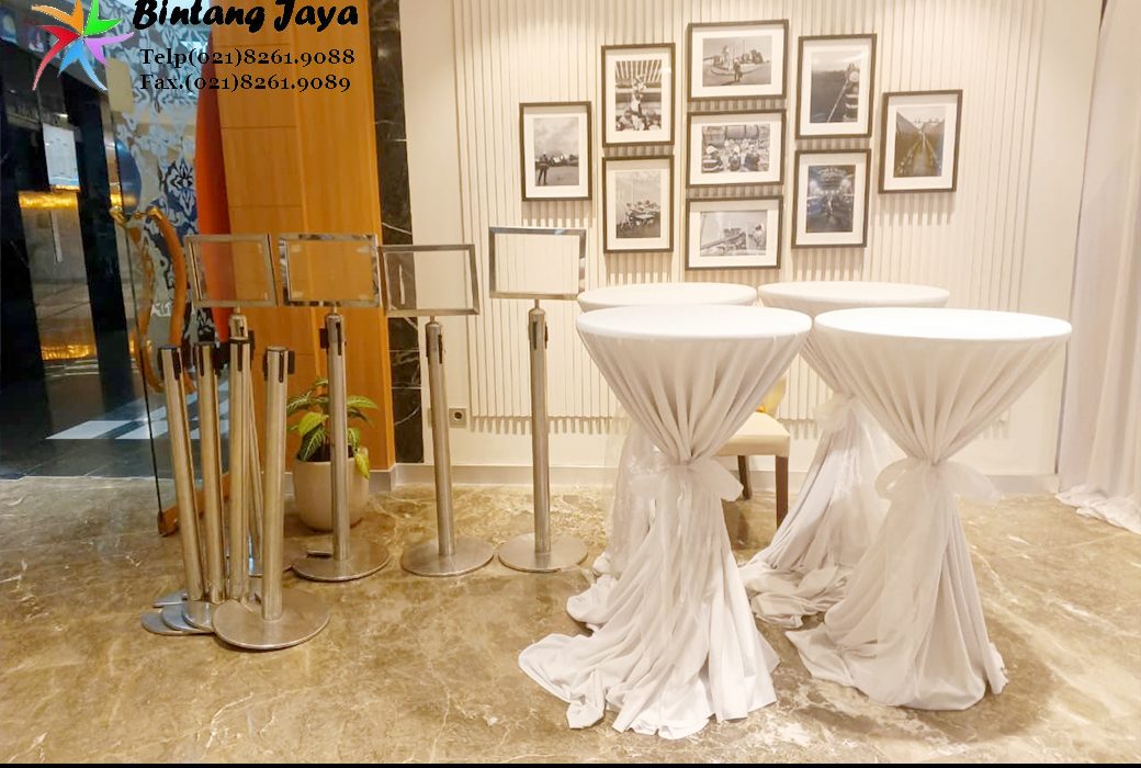 Sewa Meja Bar, Tiang Antrian, Sofa Dan Sirine Jakarta