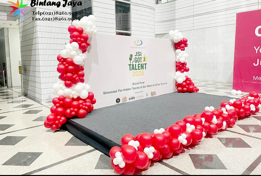 Rental Panggung Dekorasi Balon Merah Putih Kuningan Jakarta