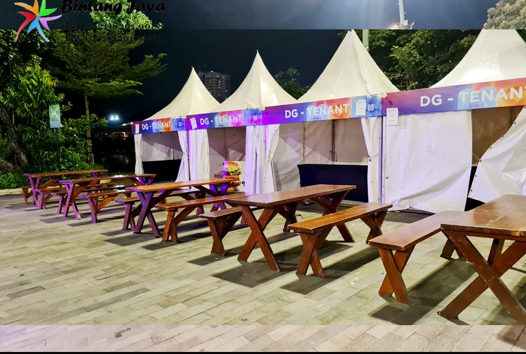 Rental Tenda Kerucut Dan Meja Kursi Taman Jakarta