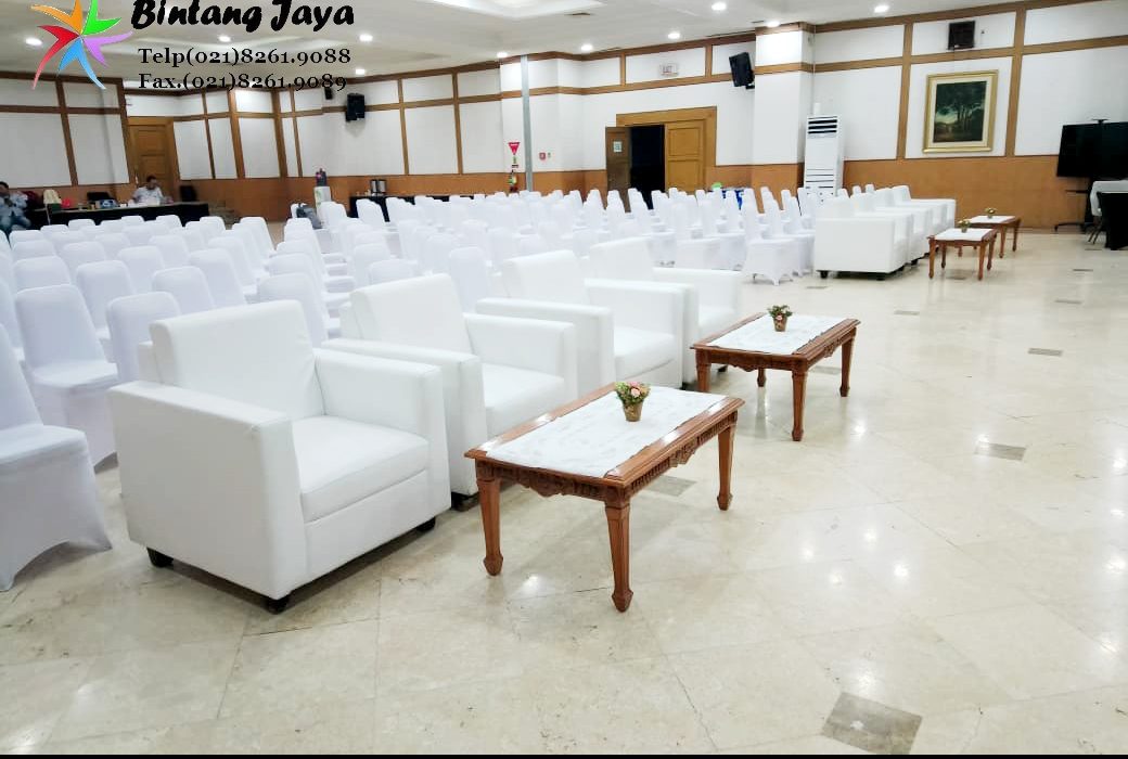 Sewa Meja Kayu VIP Include Taplak di Jakarta Utara