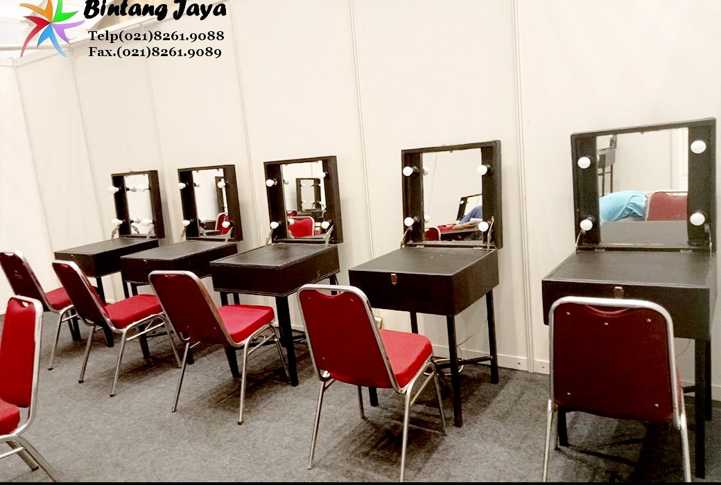 Sewa Meja rias kaca portable promo oktober event Jakarta