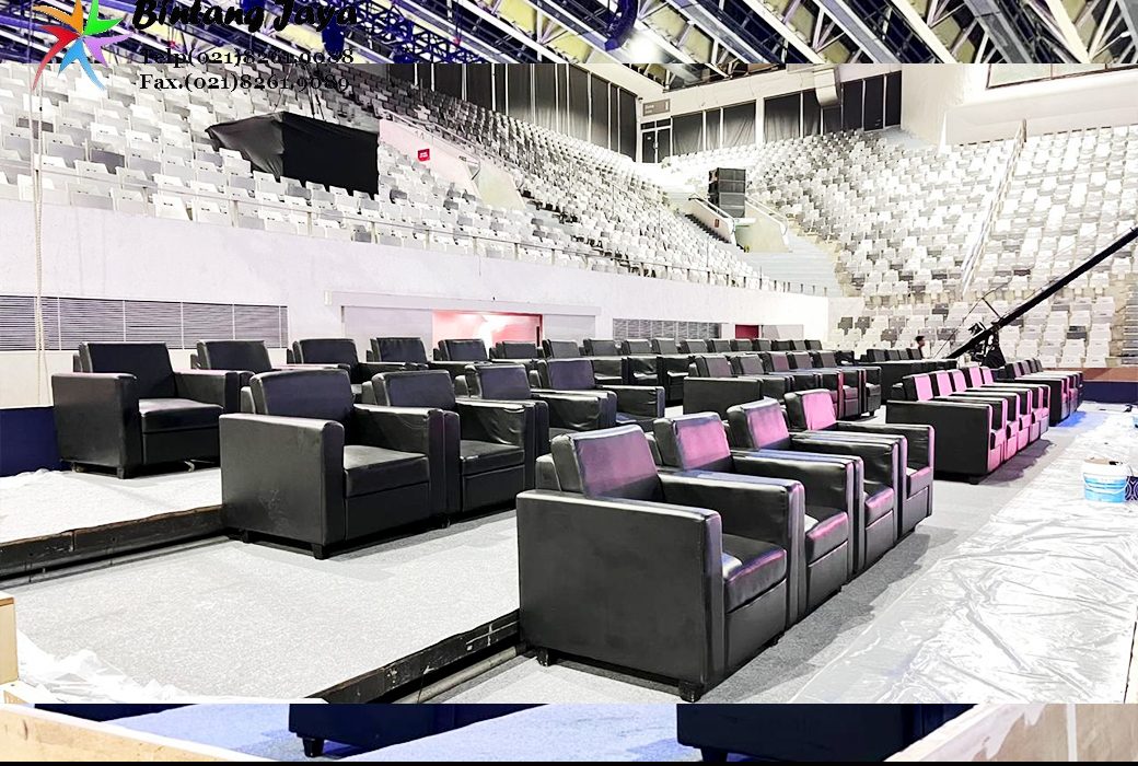 Jasa Sewa Sofa Dan Kursi Cover Hitam Senayan Jakpus