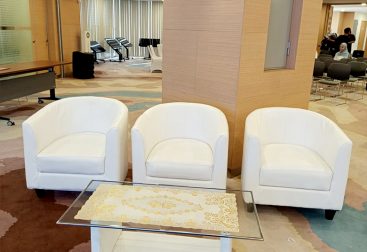 Pusat Sewa Sofa Oval Putih Depok
