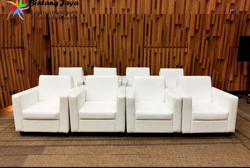Rental Sofa Putih Event Hotel Aston Grogol