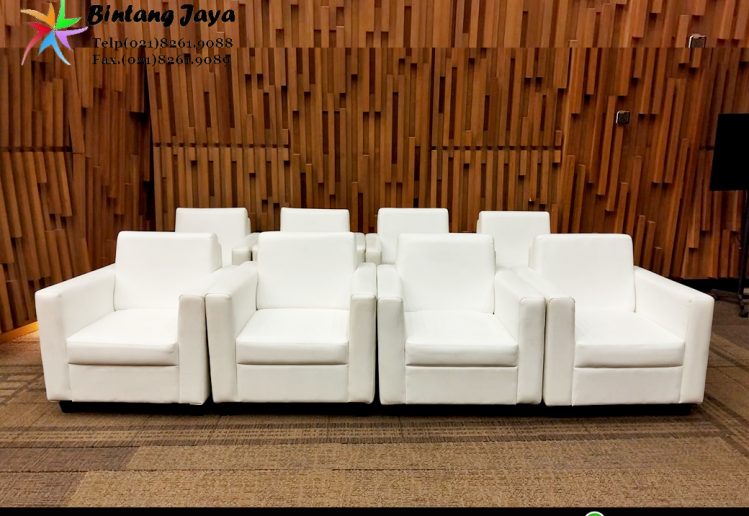 Rental Sofa Putih Event Hotel Aston Grogol
