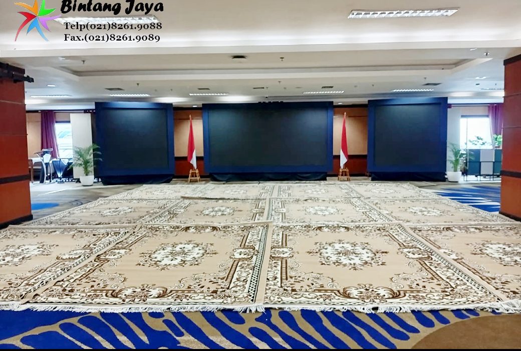 Rental Karpet Tebal Type Permadani Cokelat Area Jakarta