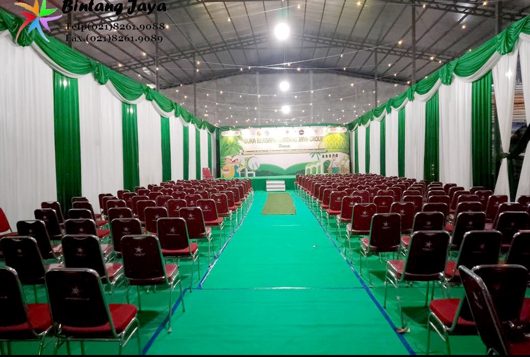 Sewa Karpet, Tirai, Kursi Event Bukber Bintang Jaya di Bekasi Profesional dan Rapi