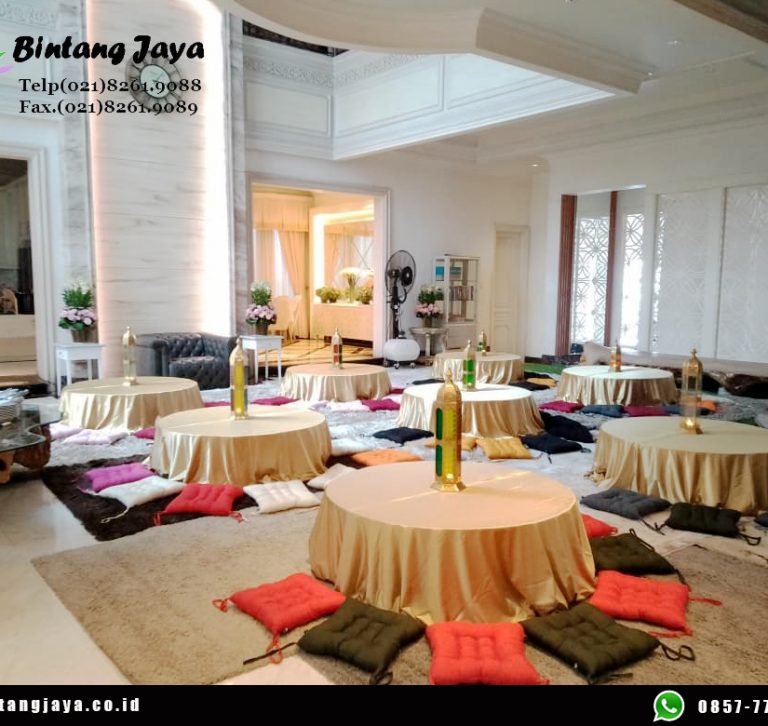 Sewa Meja Lesehan Bulat Tambun Selatan Bekasi untuk Bukber dan Kajian