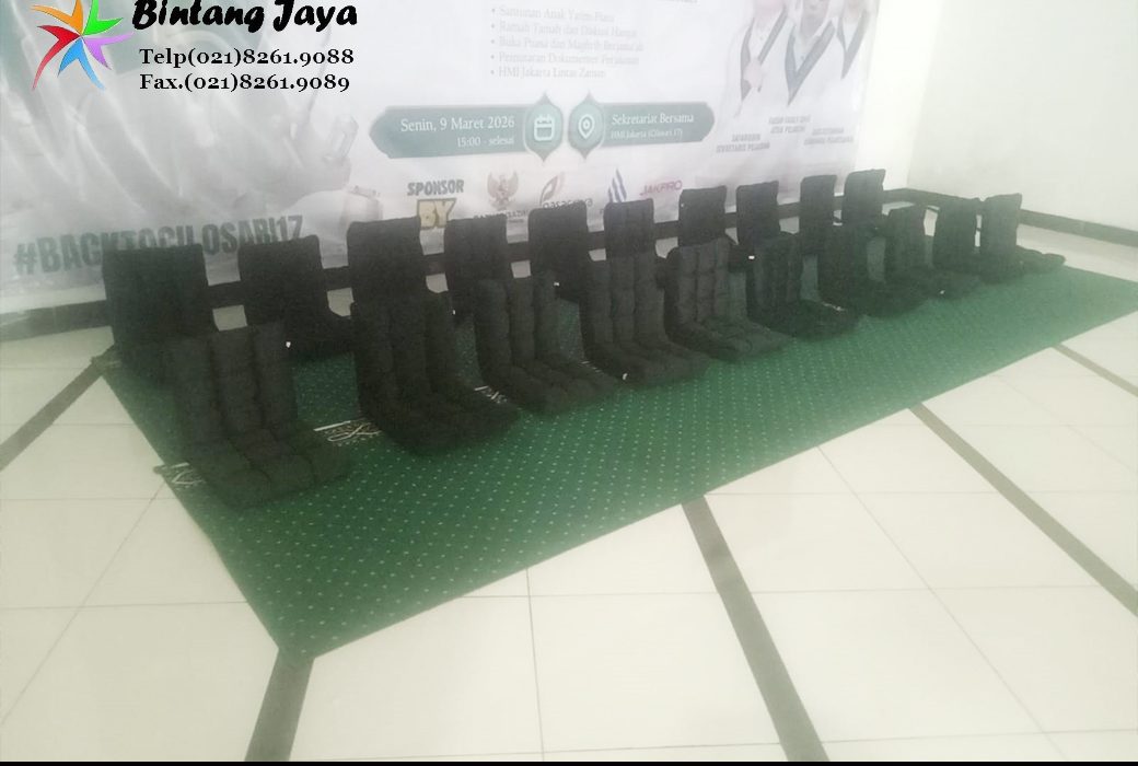 Sewa Sofa Lesehan, Karpet Permadani Hijau Jakarta