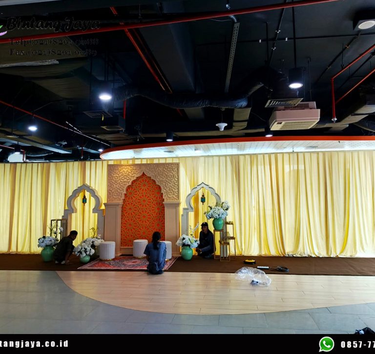 Rental Tirai Warna Cream Jakarta