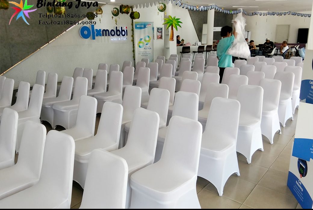Sewa Kursi Futura Cover Putih Bojongsari Depok Stok Banyak untuk Event